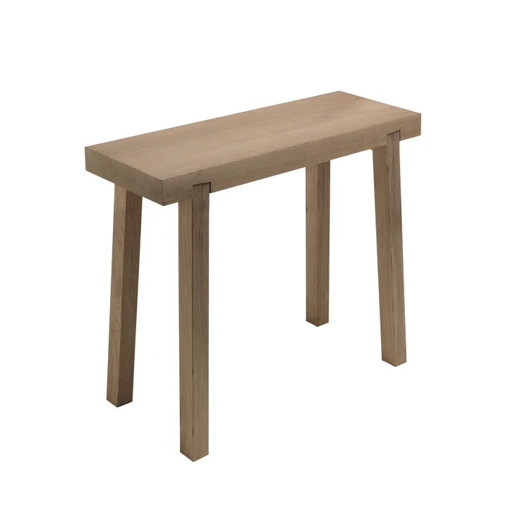 side by side - Hockerbank Schemel, Eschenholz