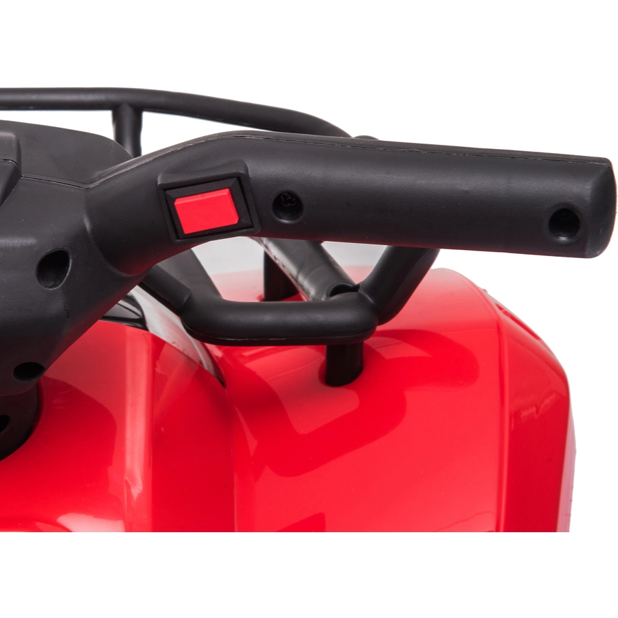 HOMCOM Elektroquad 6V Akku Elektroauto LED Frontlicht rot