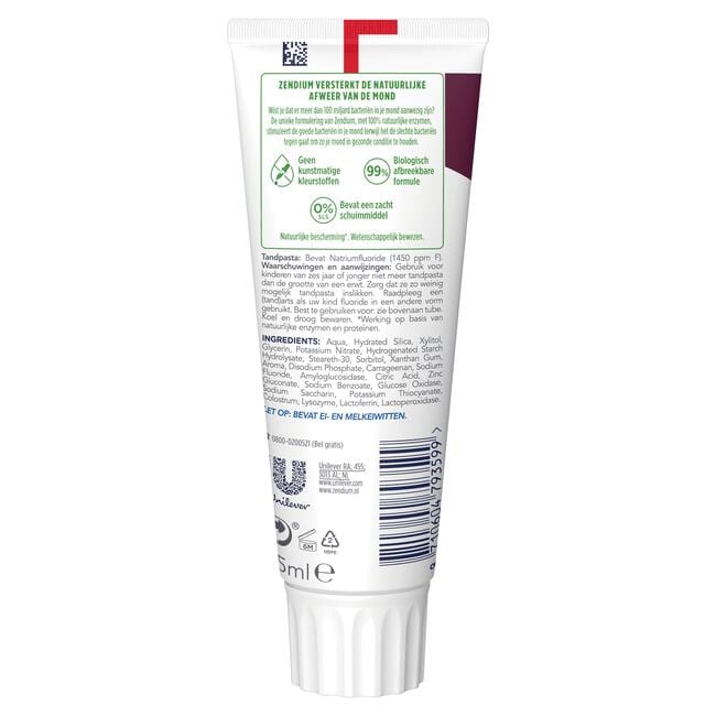 Zendium Sensitive Tandpasta 75 ML