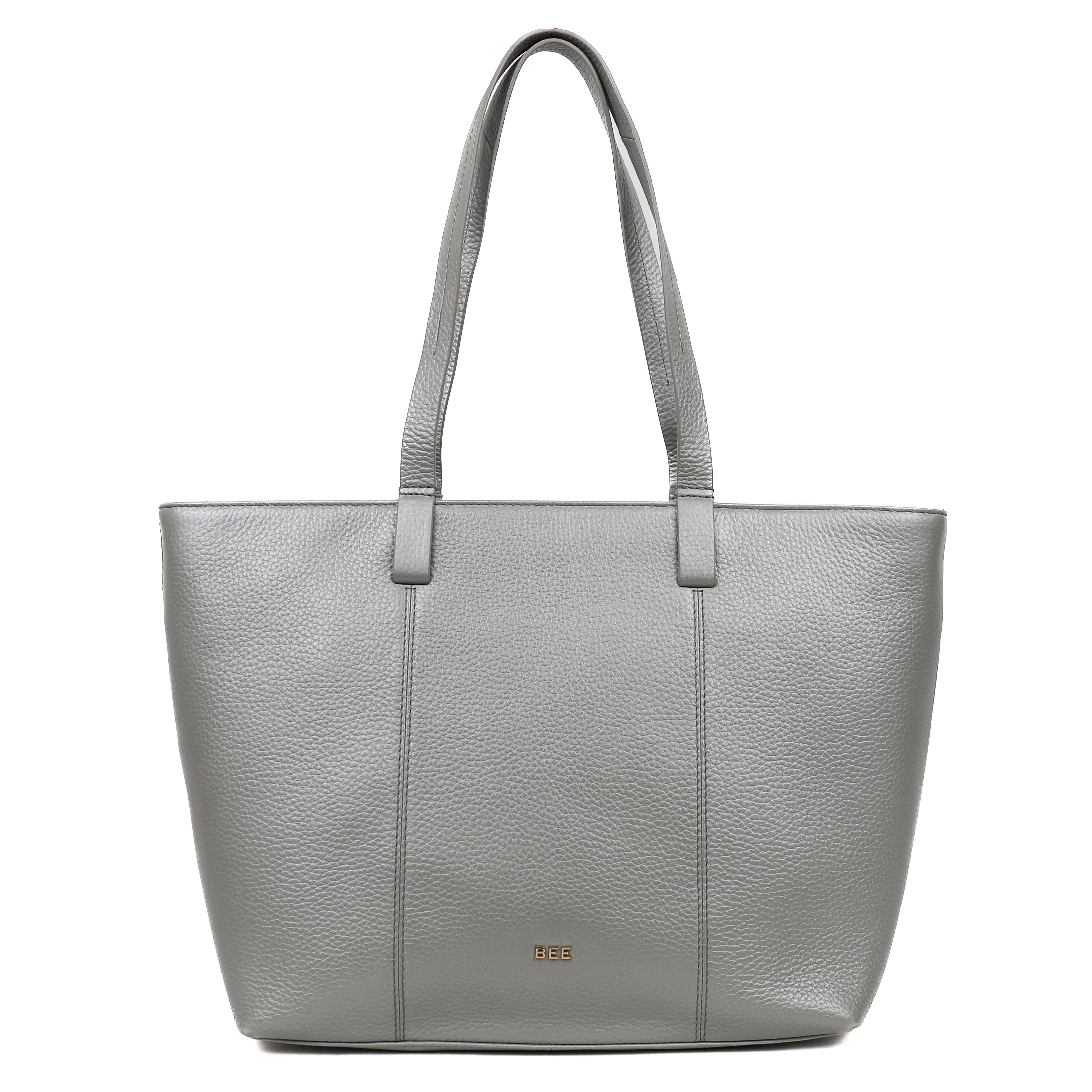 Grote shopper 'Maya' Metallic Silver Metallic Silver
