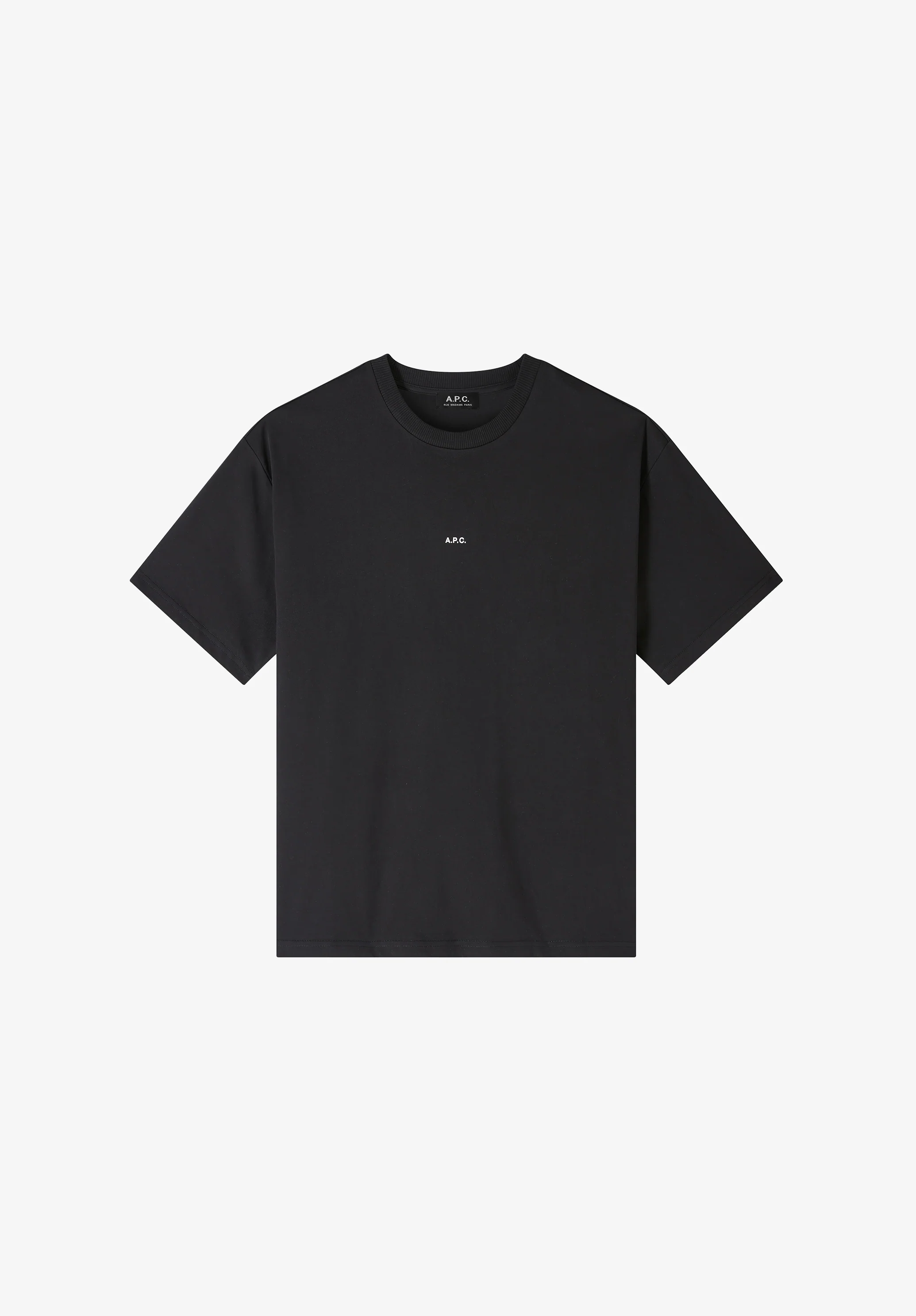 T-Shirt Boxy Micro Logo - Noir/blanc