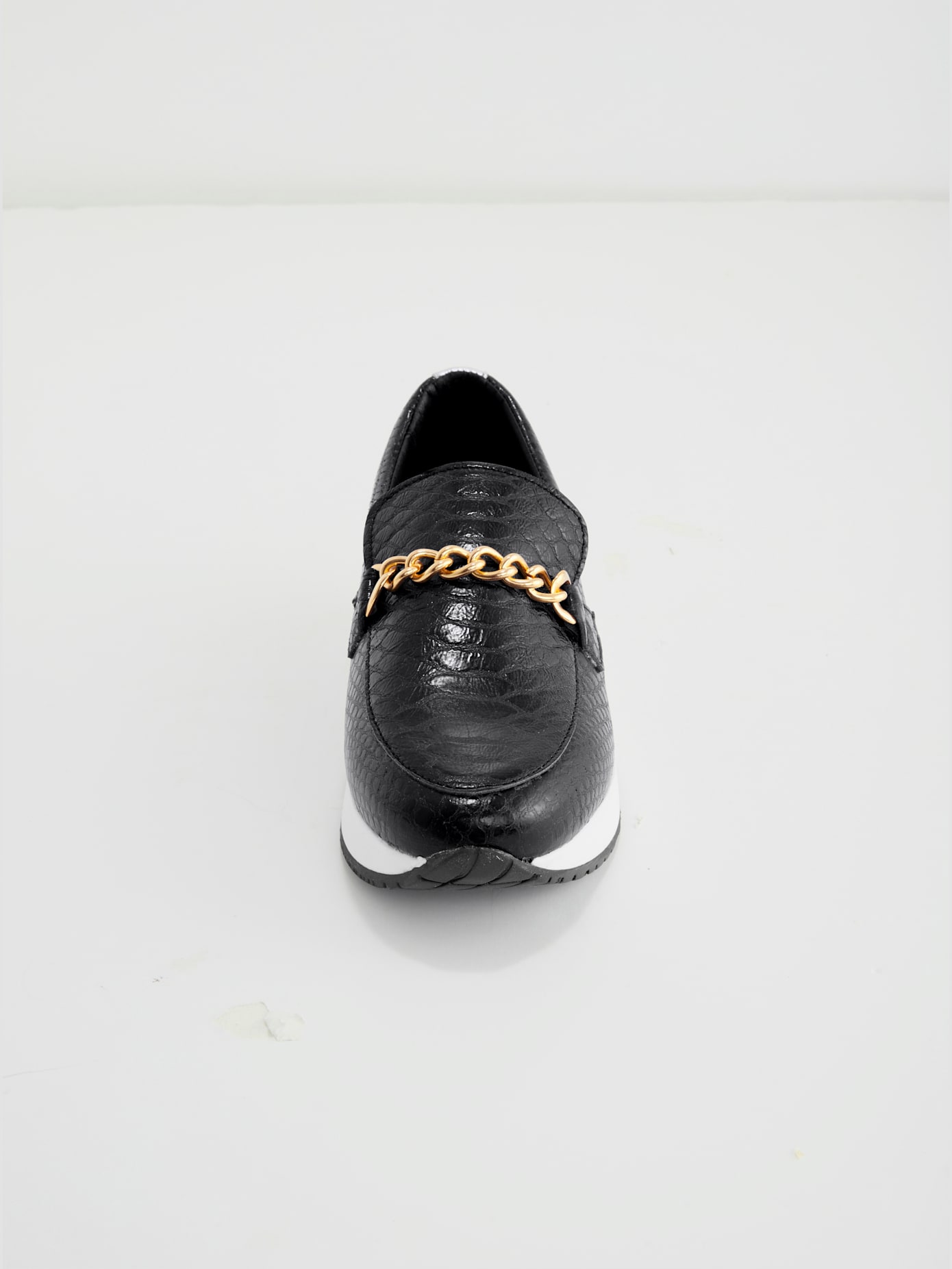 Trotteurs cuir de chèvre gaufré