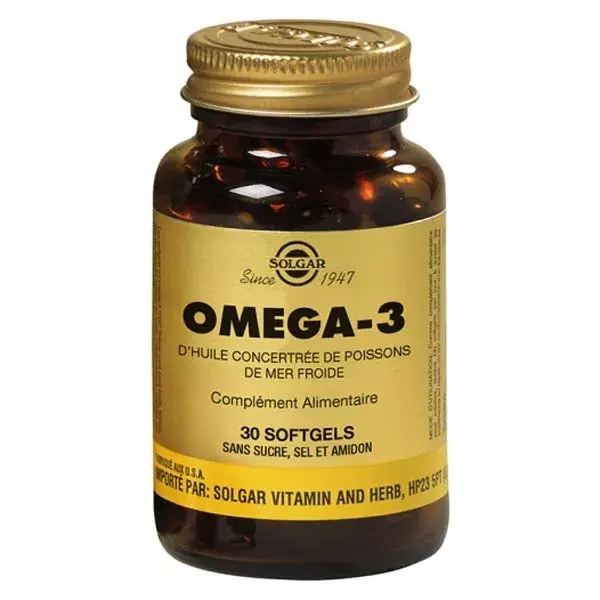 Solgar Ômega 3 30 cápsulas