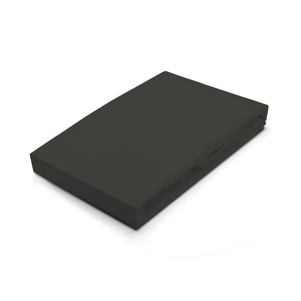 Byrklund - Hoeslaken Topper - 100% katoen - 160x200 - Antraciet