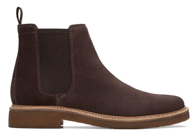 Clarks CLARKDALE EASY dark brown suede