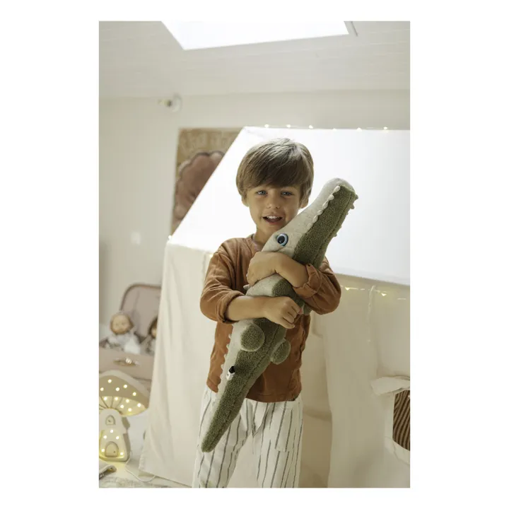 Bigstuffed Peluche Crocodile x Smallable  | Vert