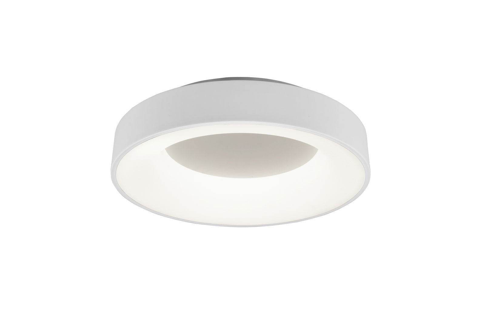 Girona Deckenleuchte schwarz 671210132, D/H: 45/11 cm, Metall