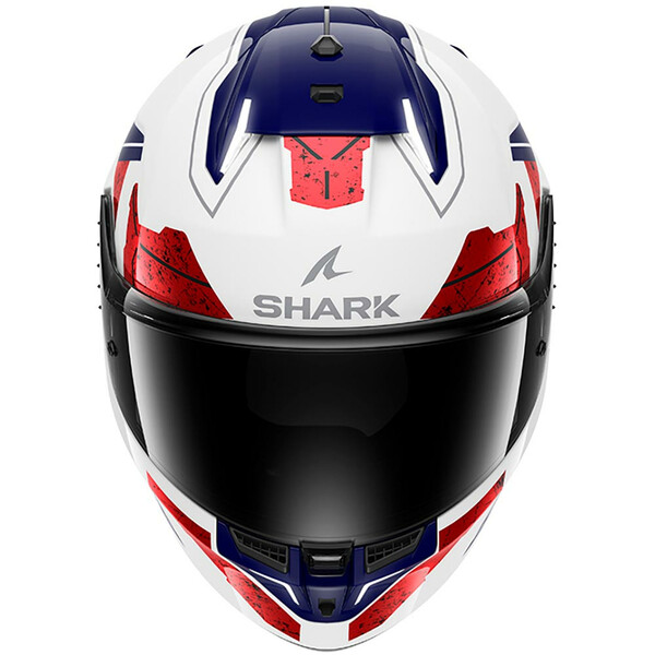 Shark - Casque Skwal i3 Rhad Blanc brillant / Rouge / Bleu