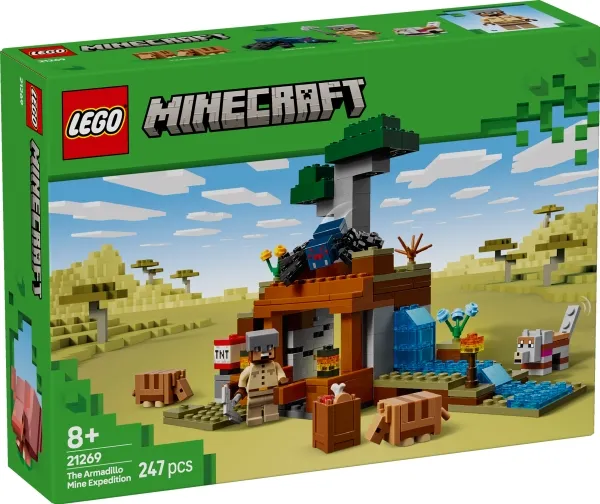 LEGO Minecraft 21269 Bæltedyrs-mineekspeditionen