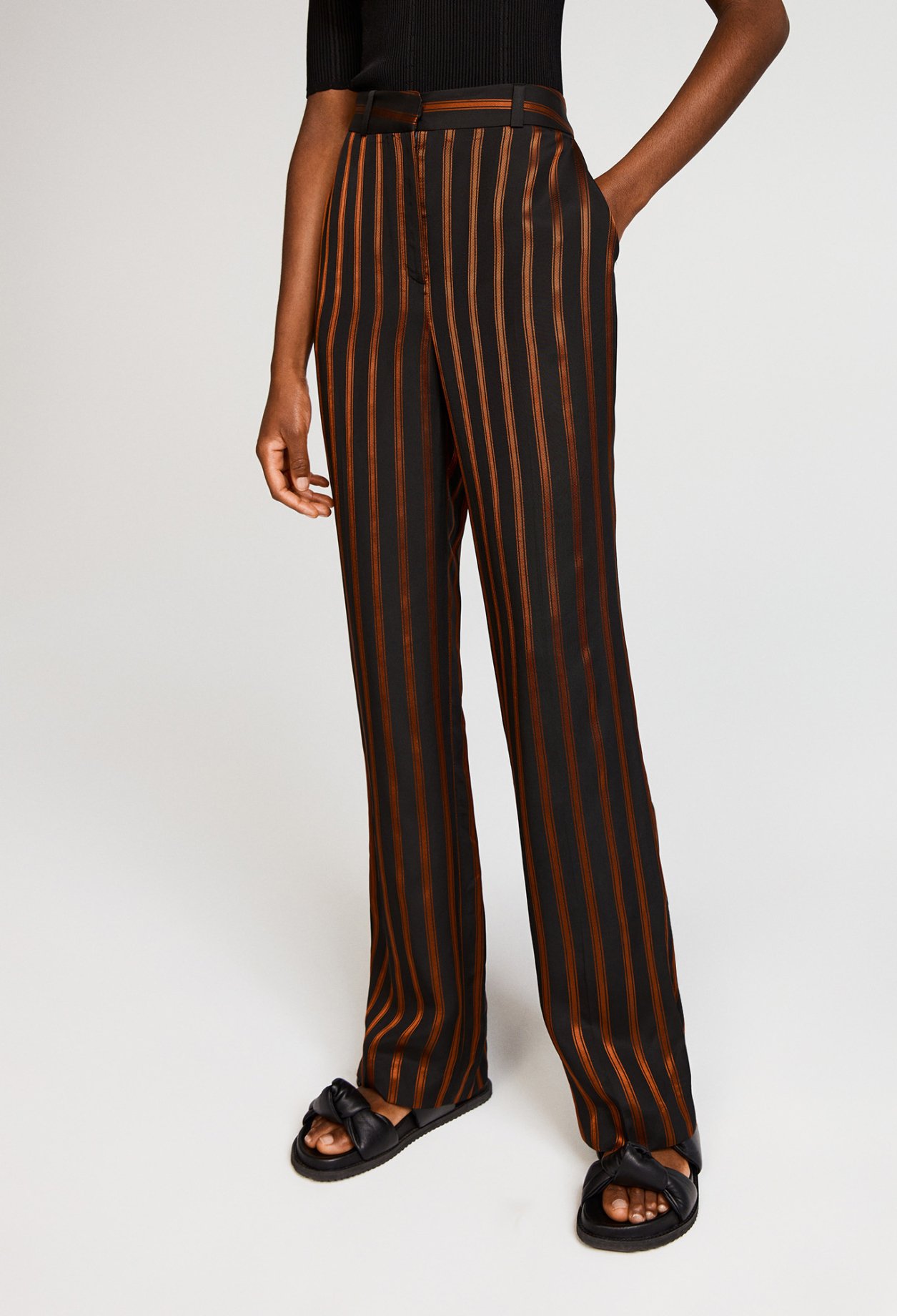 Pantalon taille haute