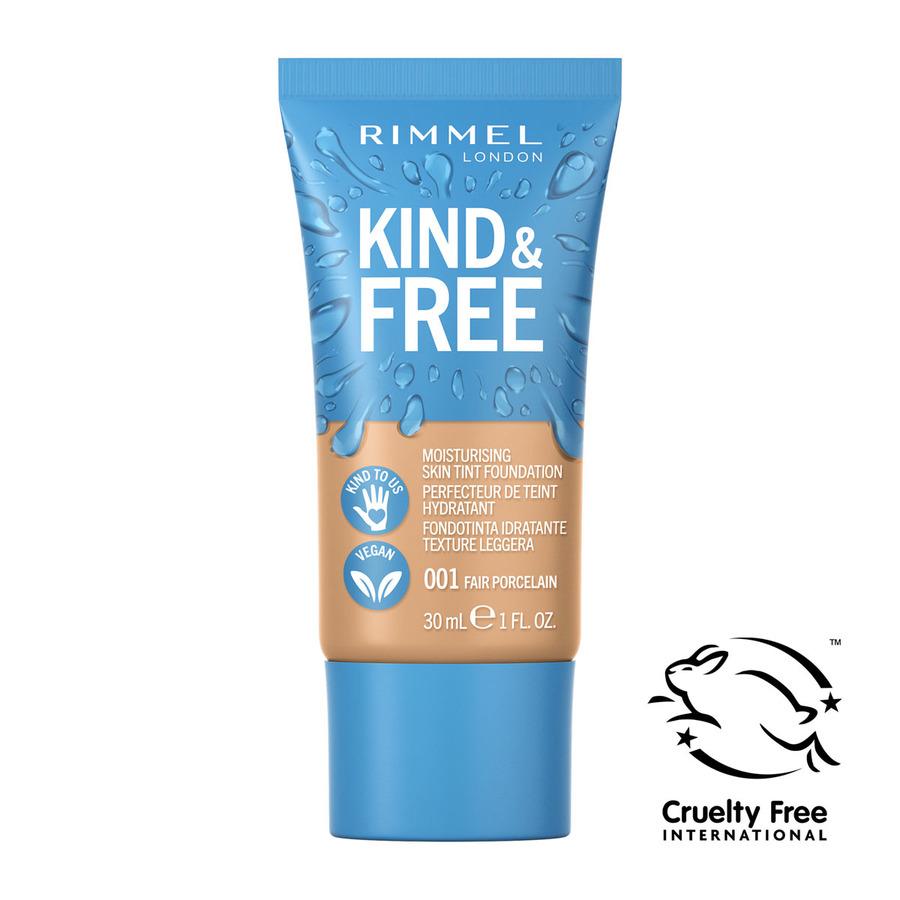 Rimmel London Kind & Free Skin Moisturising Tint Foundation 001 Fair Porcelain 30ml