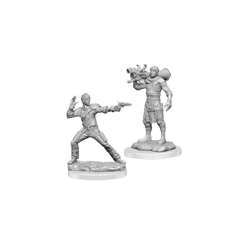 D&D Nolzur's Marvelous Unpainted Miniatures: Human Artificer & Human Apprentice