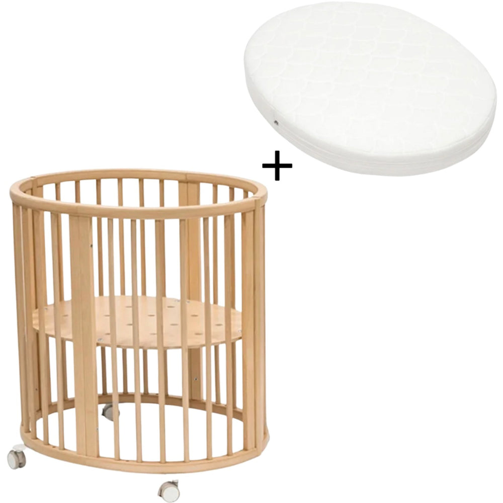 Køb Stokke® Sleepi™ Mini Seng V3 Nature og Madras Bundle