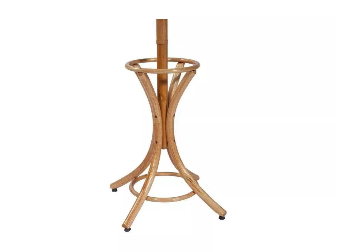 Porte-manteau sur pied marron en bois 53x39x187h