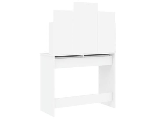 VIDAXL - Coiffeuse avec miroir blanc 96x39x142 cm