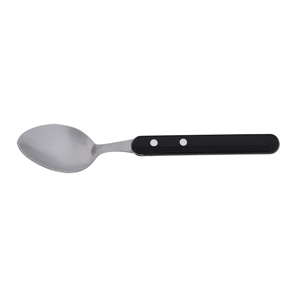 Set de 4 cuillères inox Les Bistrots à la Française manche noir Jean D