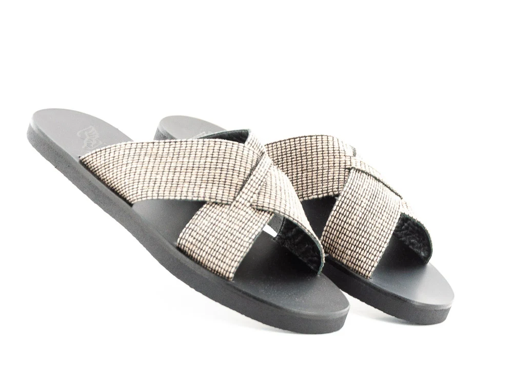 ANCIENT GREEK SANDAL - SAND BIOS BLACK