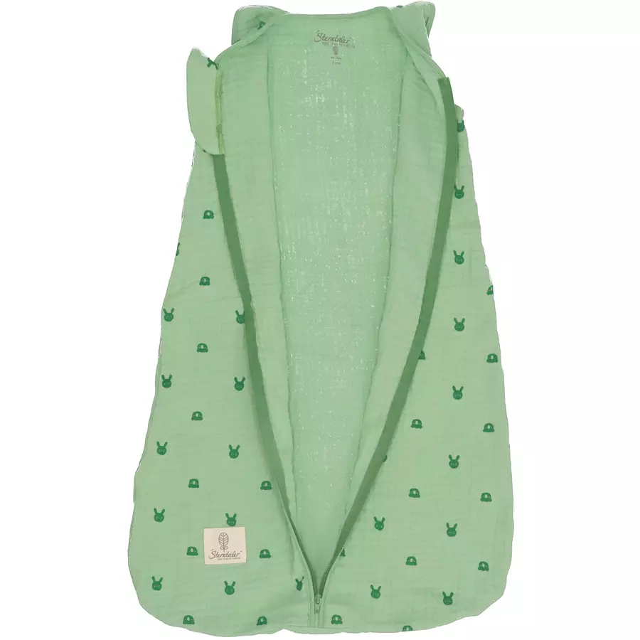 Sterntaler Musselin-Schlafsack Kinni+Kalla mittelgrün