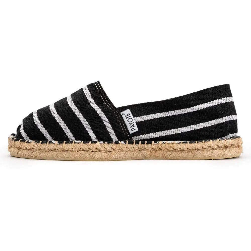 Espadrille Marinière Noire