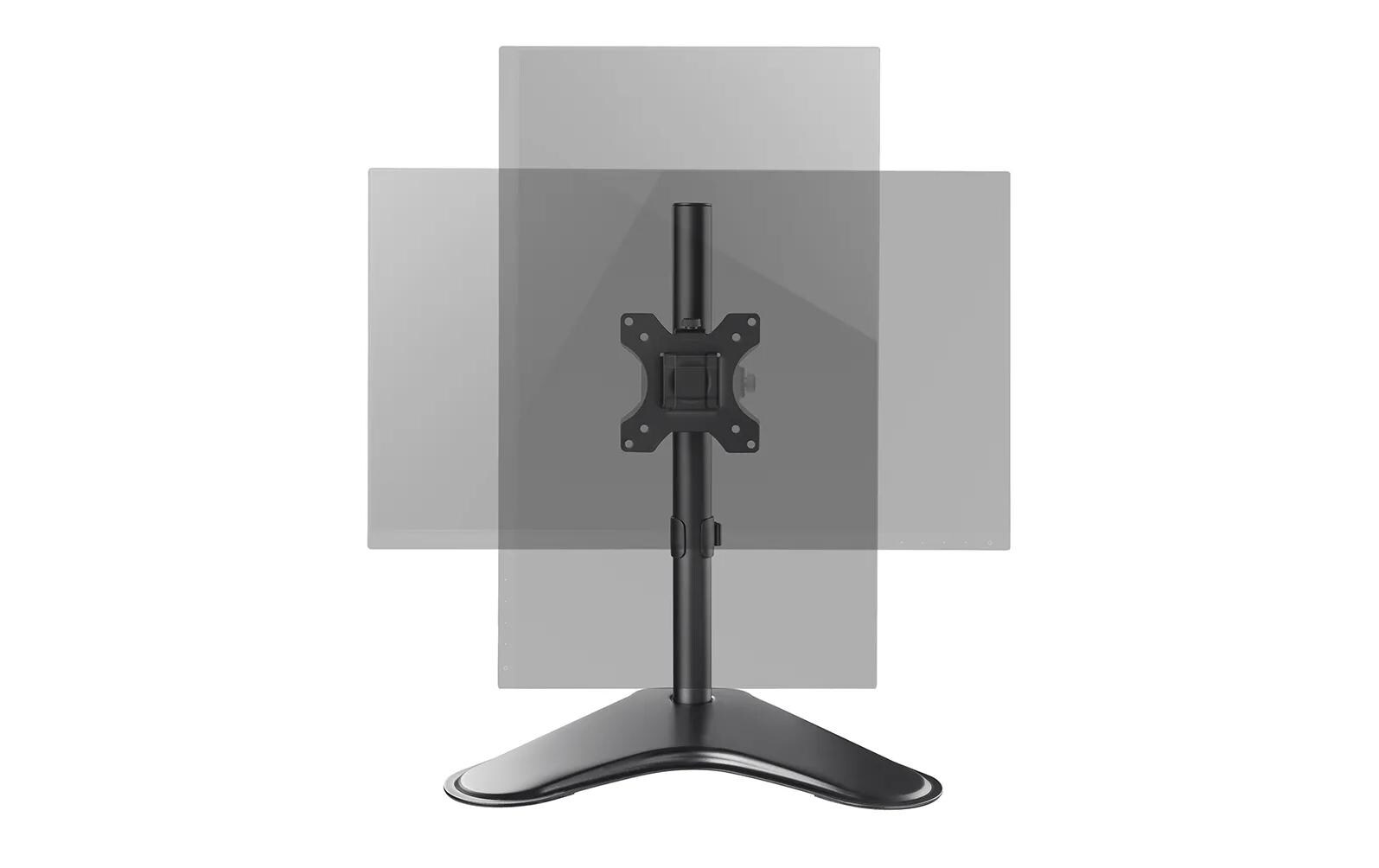 Monitor-Standfuss FPMA-D550SBLACK bis 8 kg – SchwarzFull-Motion Tischständer für 10-32