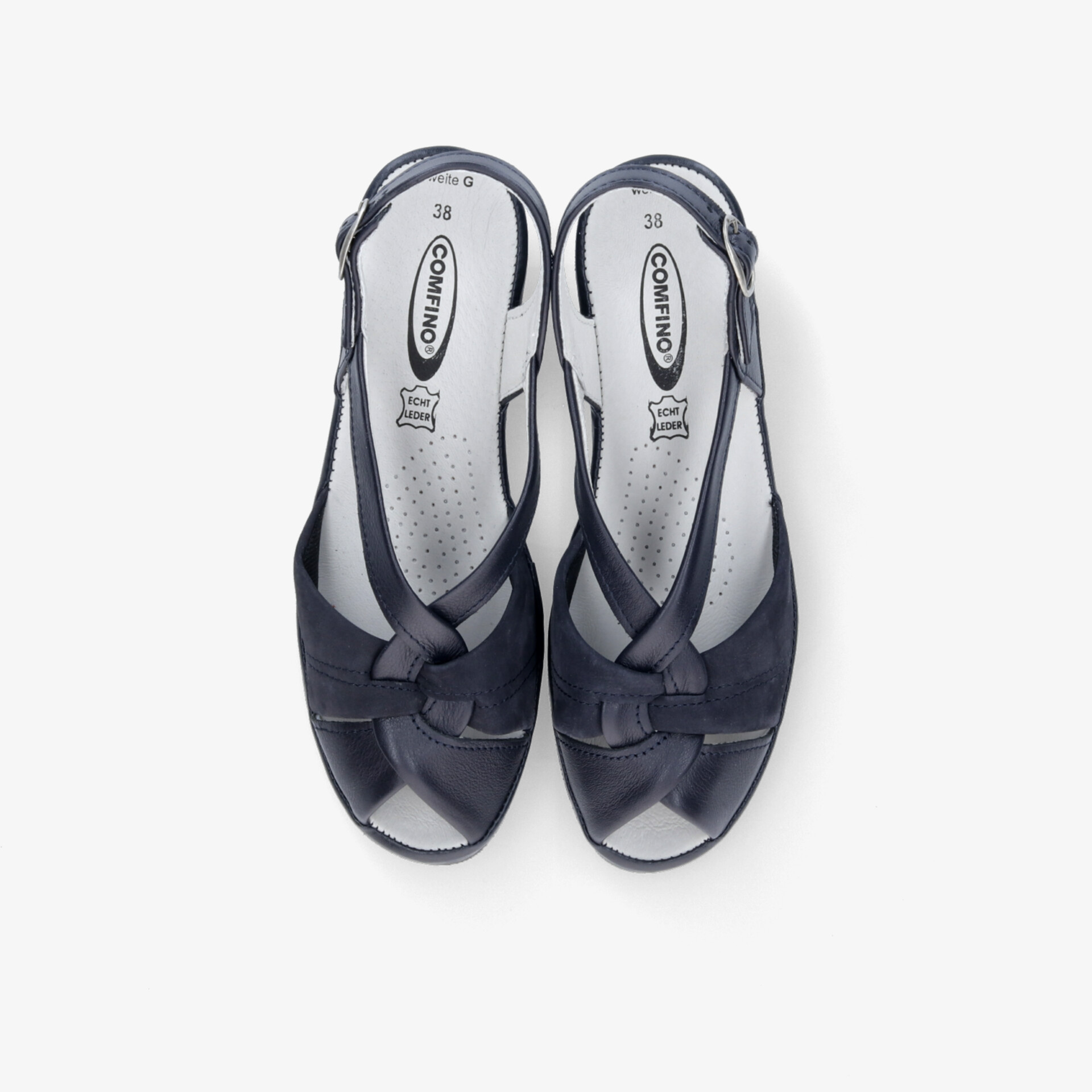 COMFINO Damen Sandalen blau