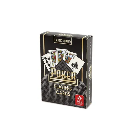ASS Altenburger Cartamundi Casino Pokerkarten Box schwarz