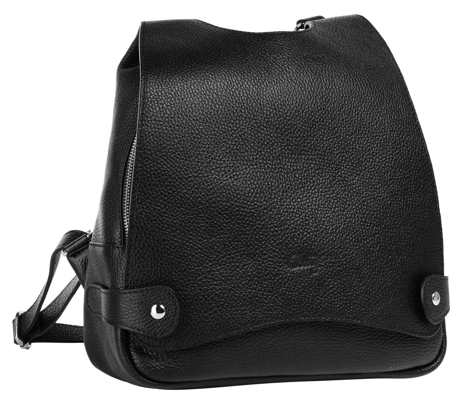 Cluty Cityrucksack echt Leder, Made in Italy
