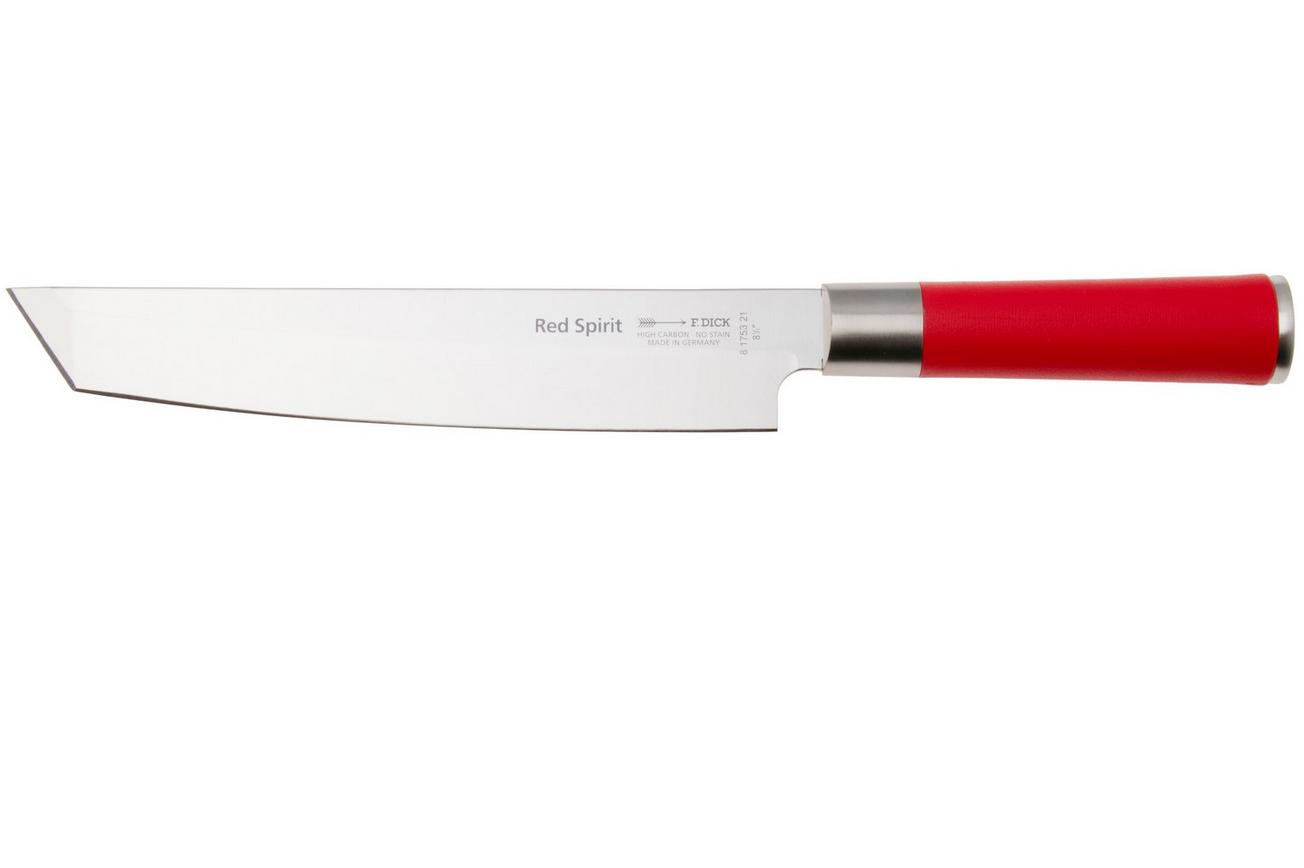 F. Dick Red Spirit 81753212 Utility Knife Tanto, vleesmes, 21 cm