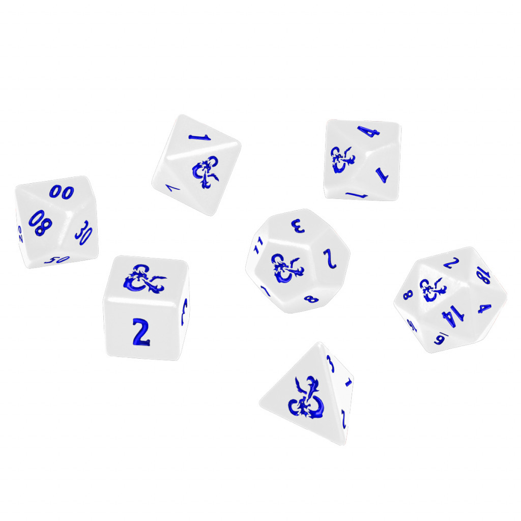 D&D - Icewind Dale : 7 RPG Metal Dice Set