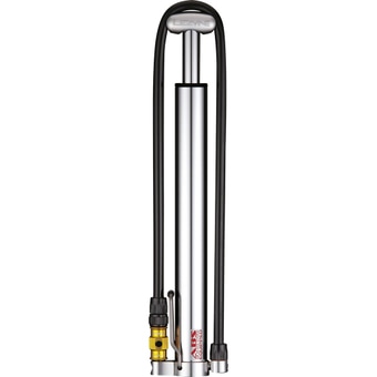 Lezyne CNC HV Micro Floor Drive Mini  Pumpe  Silber