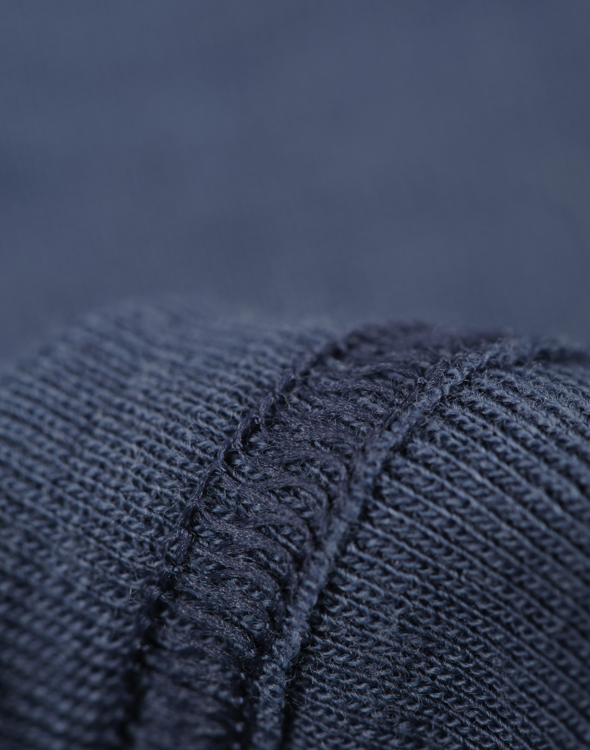 Shirt van merinowol voor baby's in Marineblauw