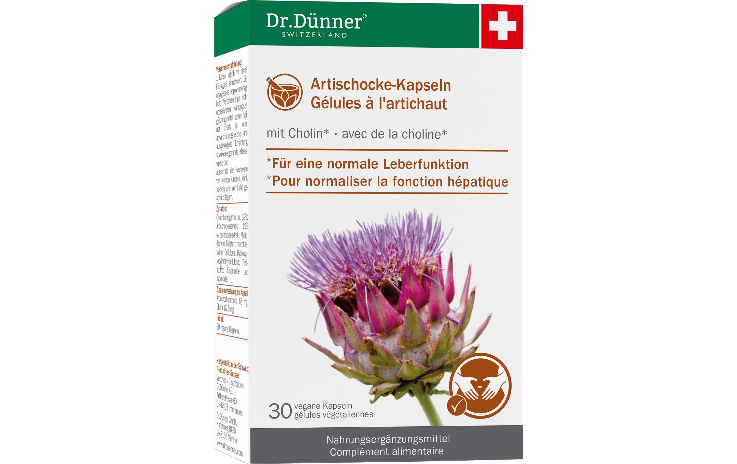Artischocke Leberfunktion 30 KapselnVegane Nahrungsergänzung zur Unterstützung der Leber