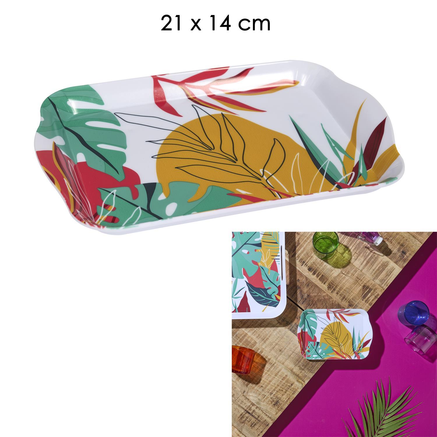 PLATEAU PARADIS EXOTIQUE 21X14CM