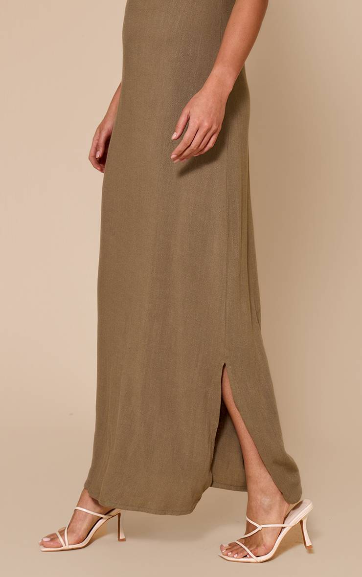 Noir Robe Maxi Texturée À Encolure Bateau Et Dos Échancré Pour Grande Taille
