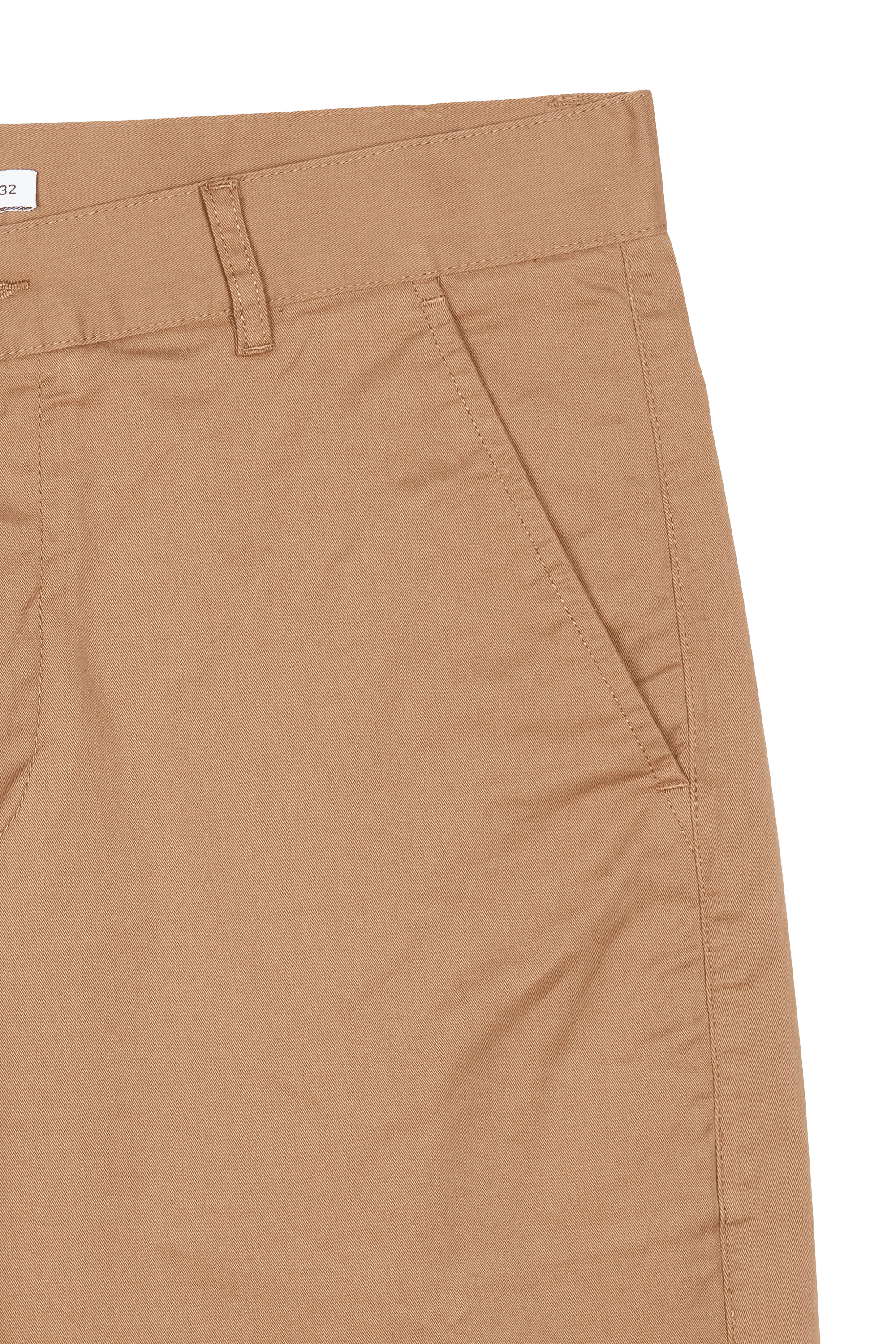 FARAH Short chino en coton HAWK Beige