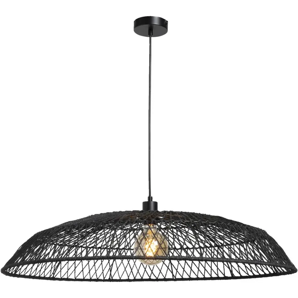 Hanglamp Estee - zwart - 120xØ80 cm