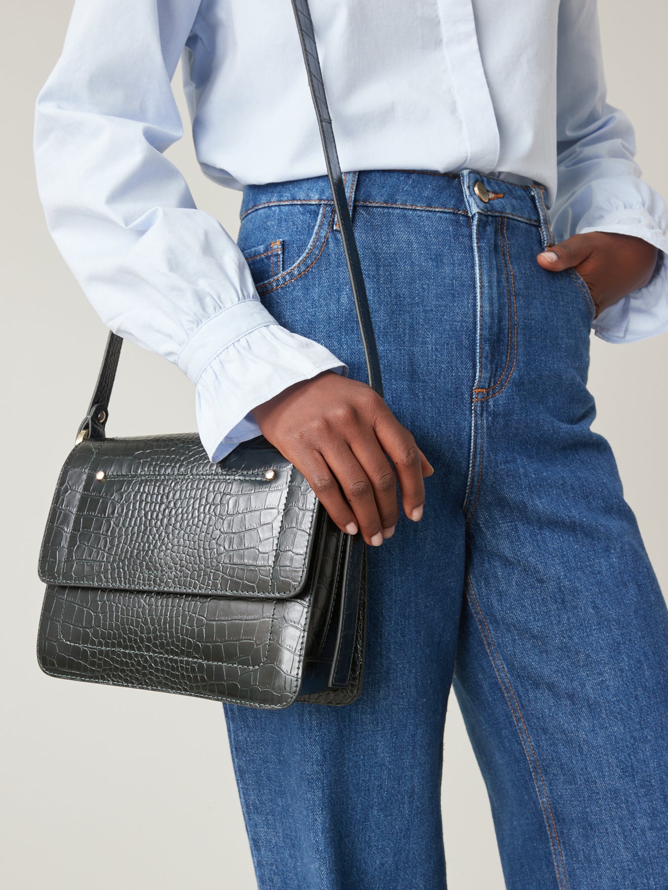Sac besace George - Collection Maroquinerie Cyrillus
