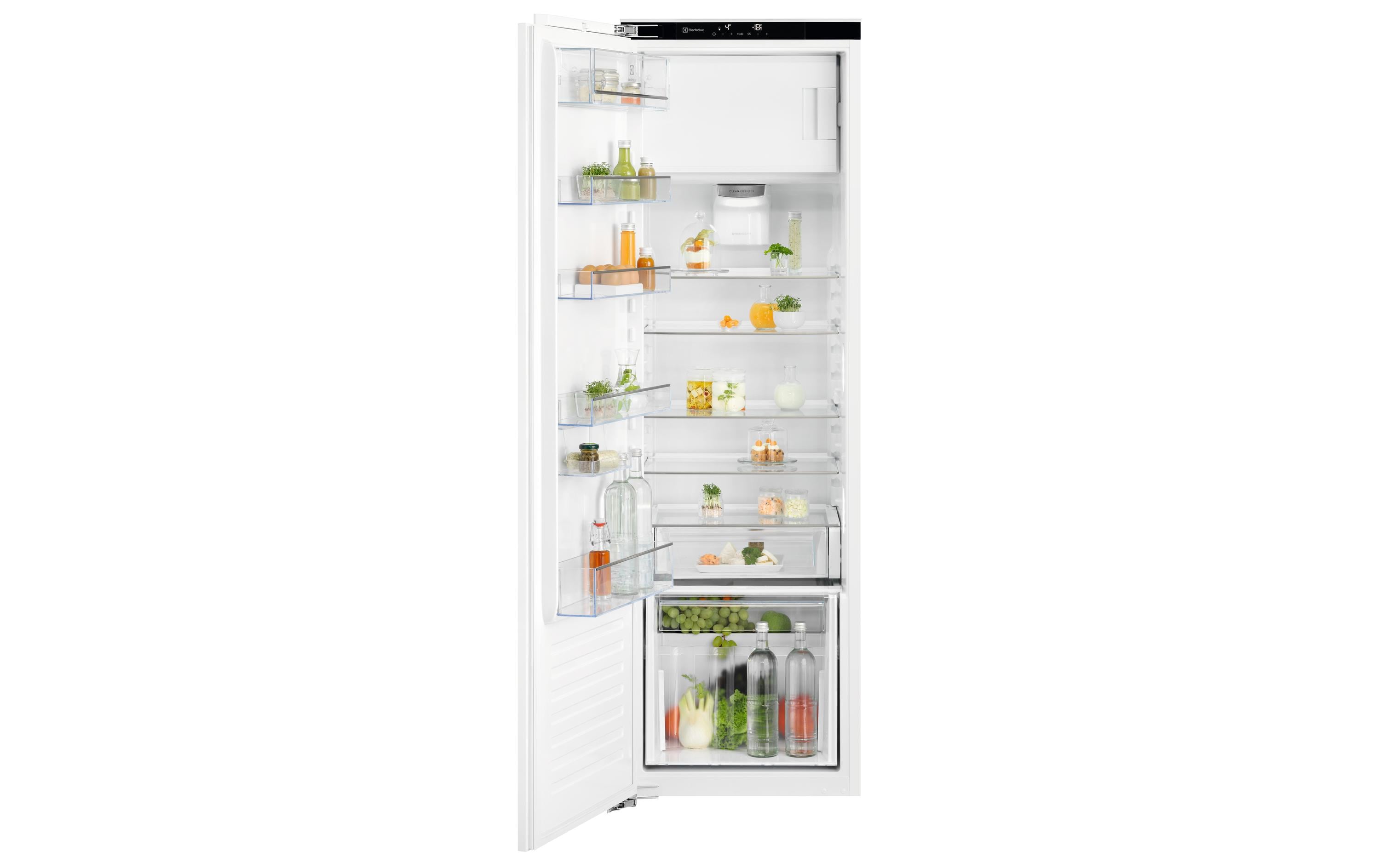 Einbaukühlschrank IK327SAL Links/Wechselbar<br>Moderner Einbaukühlschrank mit energiesparender Technik, LED-Innenbeleuchtung und flexiblen Ablagemöglichkeiten