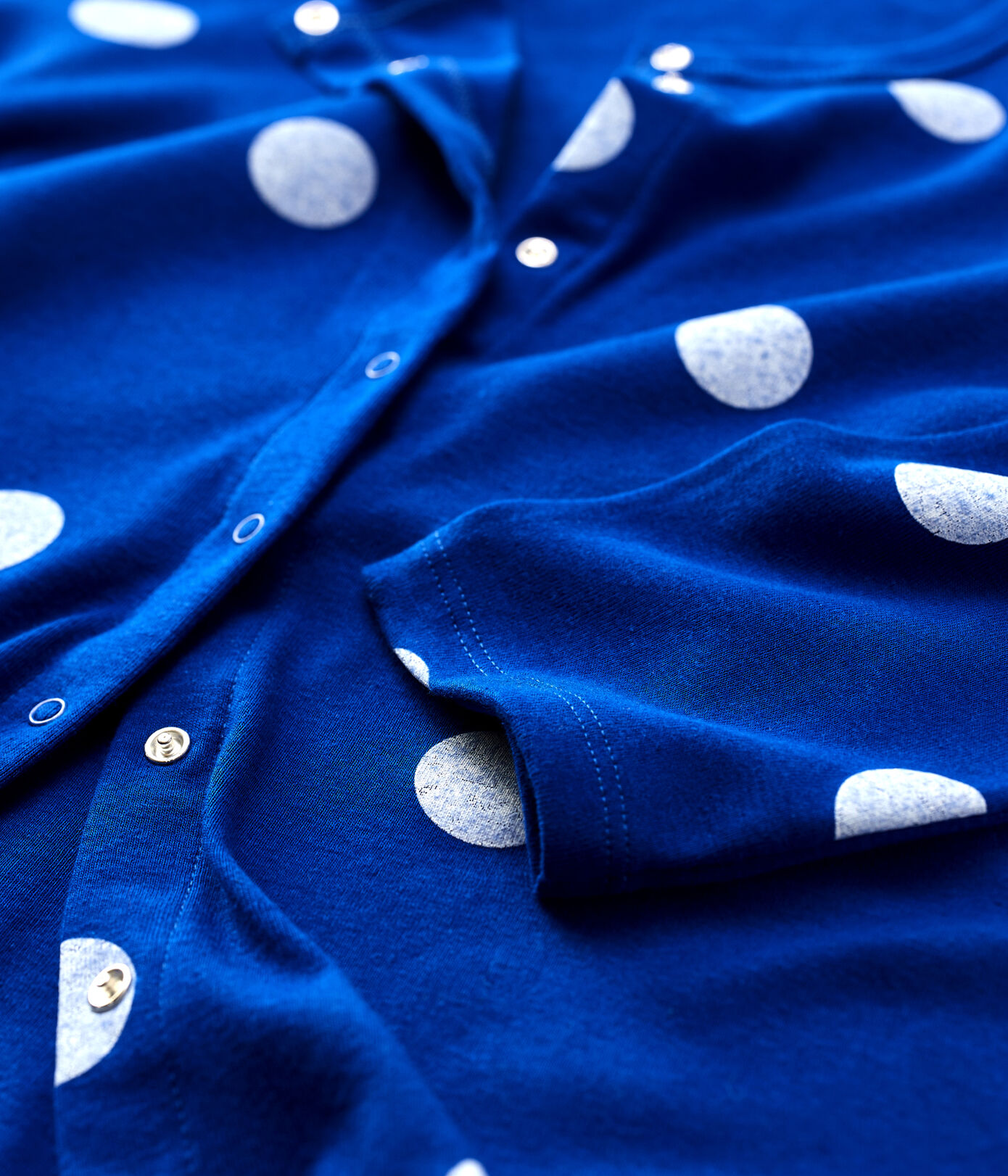 Cardigan en coton/lin imprimé Femme