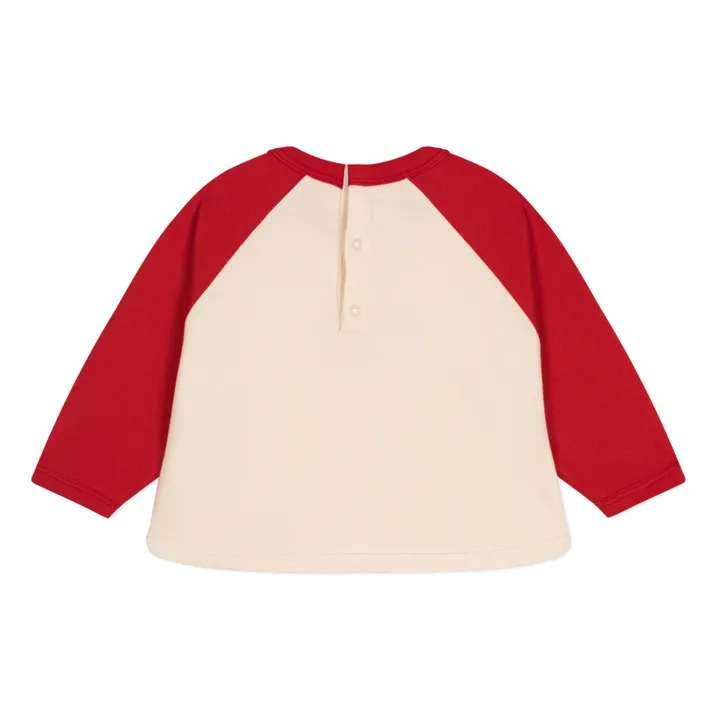 Petit Bateau Sweat Mon Paris Colorblock | Terracotta