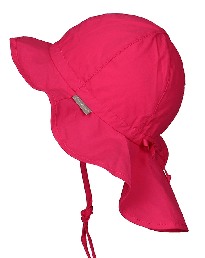 Sonnenhut BASIC SOMMER mit Nackenschutz in magenta