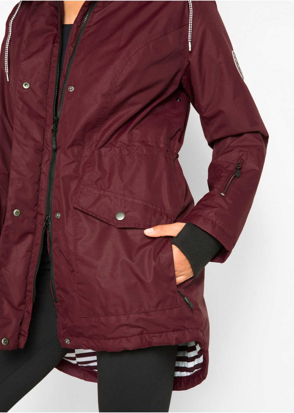 Veste fonctionnelle outdoor avec polyester recyclé