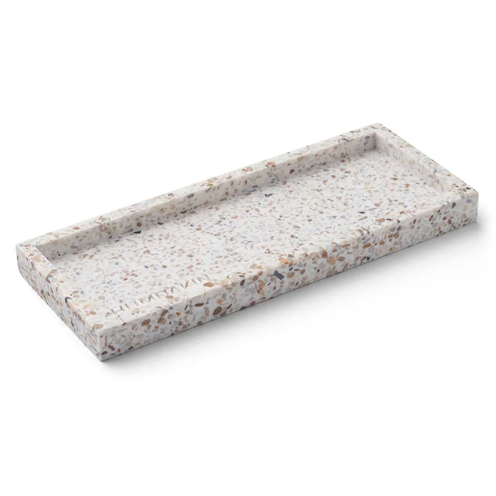 Humdakin  Terrazzo bakke, Natural - 10x25 cm.