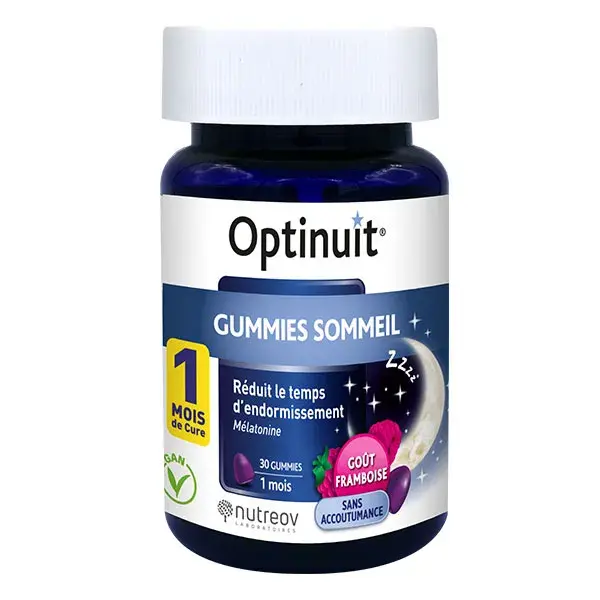 Nutreov Optinuit Sleep - Caixa com 30 gomas