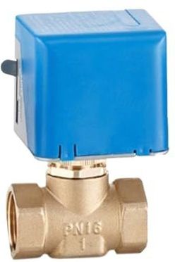 1 inch gemotoriseerde elektrische messing Globe Valves 2 Wire AC 220V Two Way Stop Shut-off ventiel (24VAC)