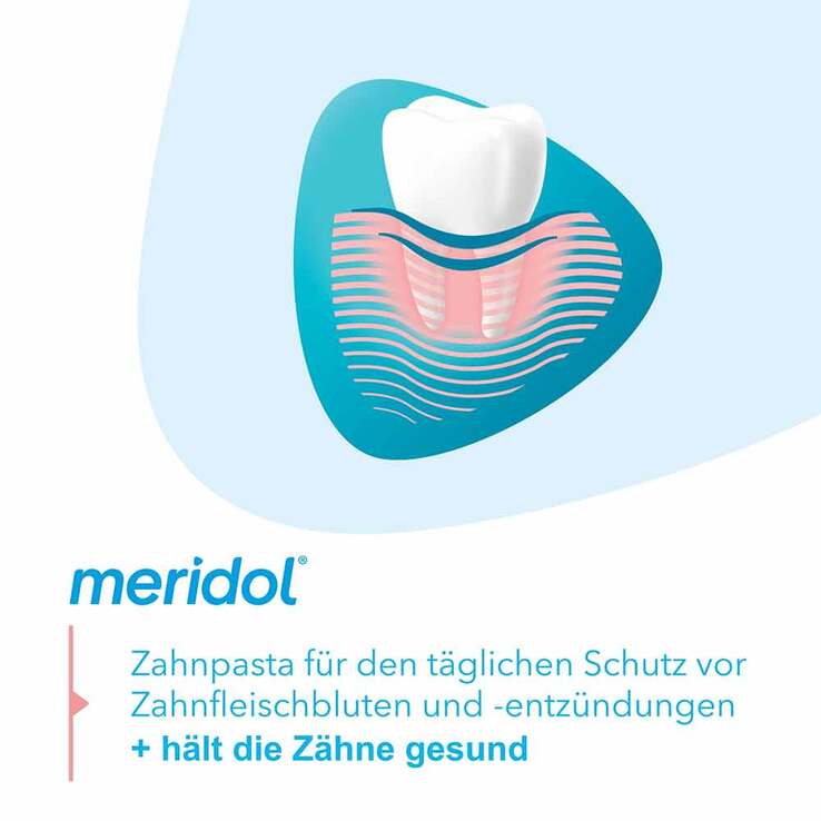 Meridol Zahnpasta mit Faltschachtel, 75 ml