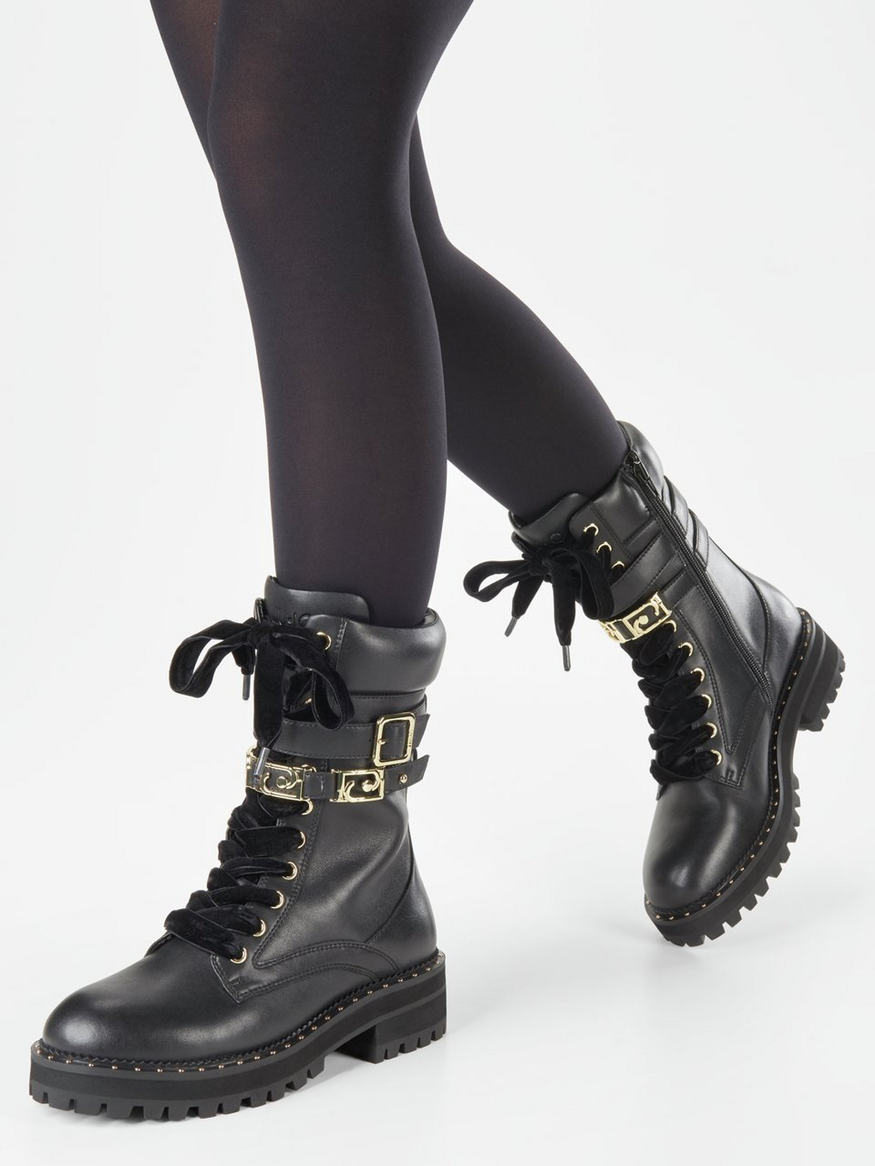Stiefelette Pink
