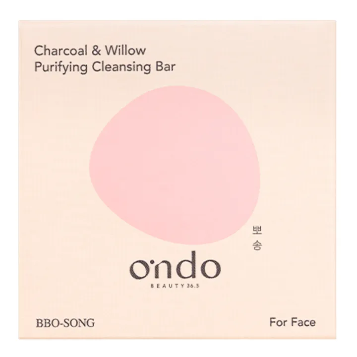 Ondo Beauty Pain dermatologique au charbon nettoyant et exfoliant - 70 g