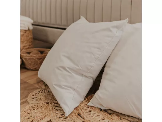 OLYMPE LITERIE | Oreiller 65x65 cm NATURA | Duvet & Plumes