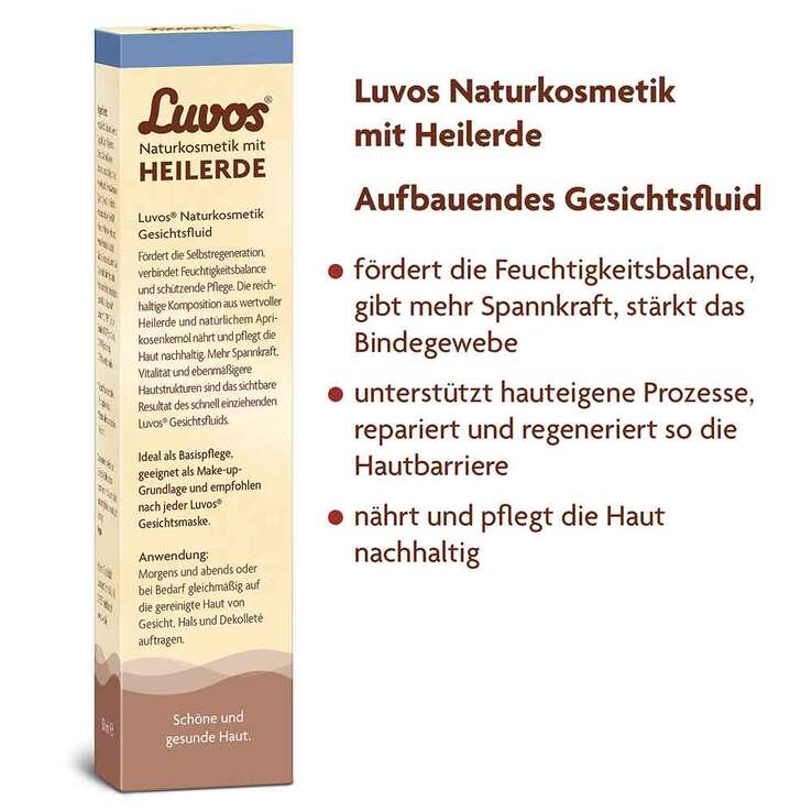 Luvos Gesichtsfluid Basispflege aufbauend, 50 ml